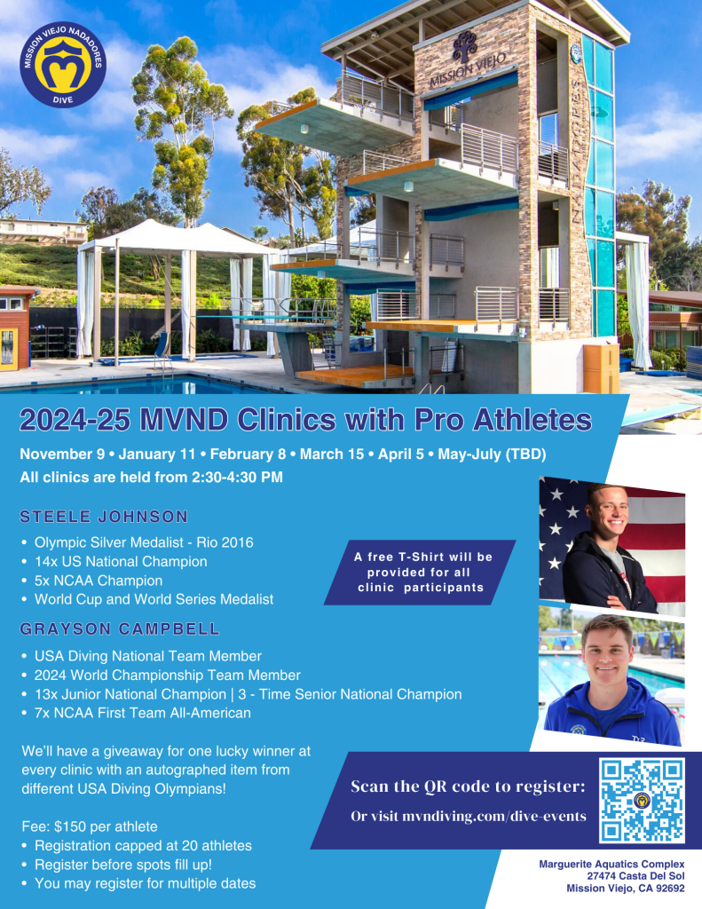 2024 25 Dive Camps Flyer